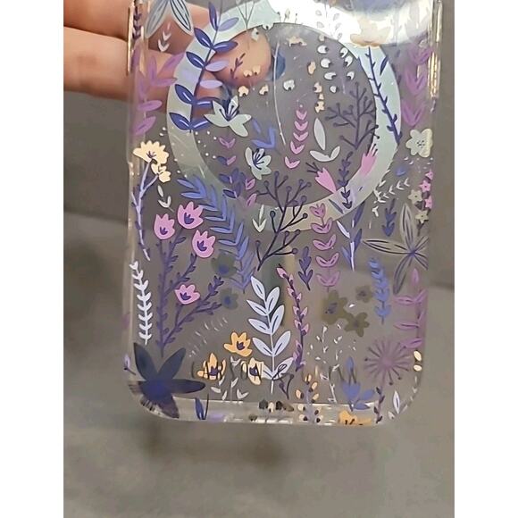 iPhone 15 Pro Max Carson & Quinn MagSafe Case Daisy White Gold Clear - Picture 3 of 4